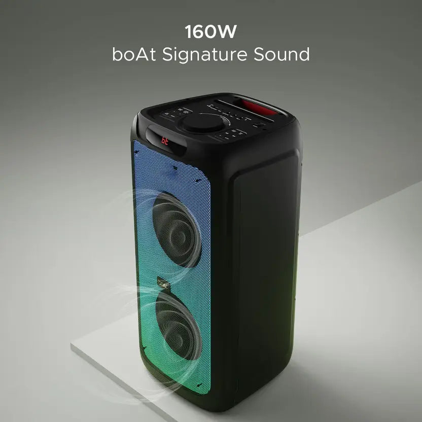 (Open Box) Boat Partypal 390 Speaker 160W, Space Black