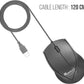 (Open Box) QUANTUM QHM251H 3-Button & 1 Scroller, USB 2.0 Mice Compatible for PC/ Laptop/ Tablet Wired Optical Mouse  (USB 2.0, Black)