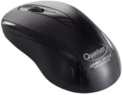 (Open Box) Quantum QHM232 3-Button 1000DPI Wired Optical Mouse (Black)