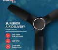 1200 mm FAN STEALTH AIR BLDC MET. BLACK - FHCBHSTMBK48