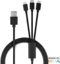 (Open Box)Flix USB Type C Cable 2 A 1.5 m XCD-T101 BLK  (Compatible with Mobile, Tablet, Black, One Cable)