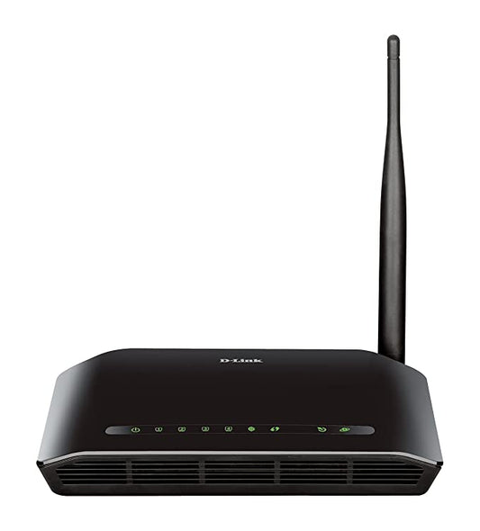 (Open Box) D-Link DSL-2730U Wireless-N 150 ADSL2+ 4-Port Router (Black)