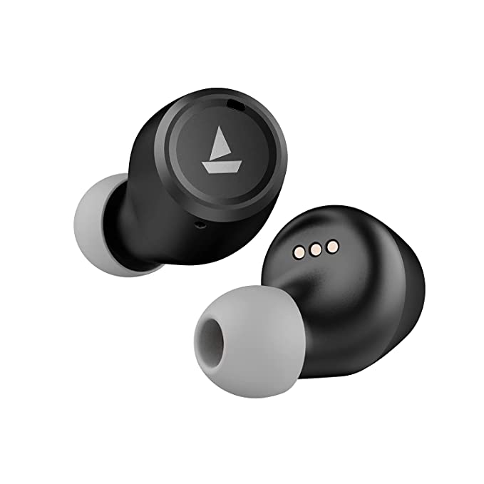 (Open Box) Boat Airdopes 391 V5.0 Bluetooth Truly Wireless in Ear Earbuds, 23 Hours Playback, ASAP Charge, Ipx4,Voice Assistant with Mic, Active Black
