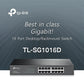 (Open Box) TP-LINK TL-SG1016D 16-Port Gigabit Desktop/Rackmount Switch