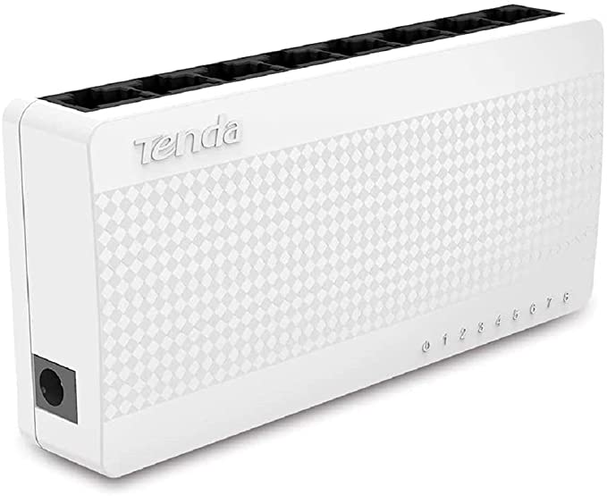 (Open Box) Tenda S108 8-Port Desktop Switch (White)