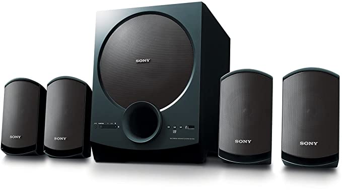 (Open Box) Sony SA-D40 4.1 Channel Multimedia Speaker System with Bluetooth (Black)