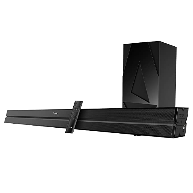 (Open Box) boAt AAVANTE Bar 2050 160W 2.1 Channel Bluetooth Soundbar, Wireless Subwoofer, Multiple Connectivity Modes, Premium Black