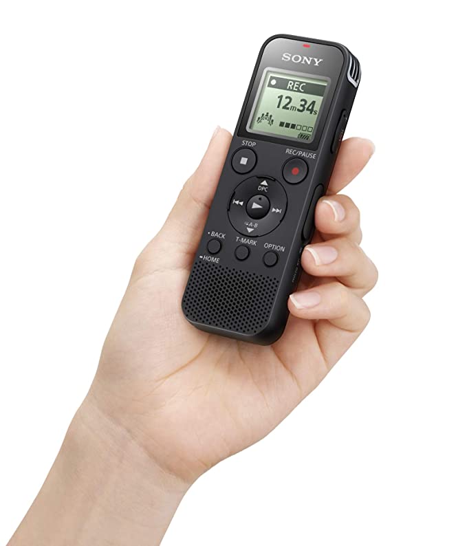 (Open Box) Sony ICD-PX470 4GB Digital Voice Recorder, Black