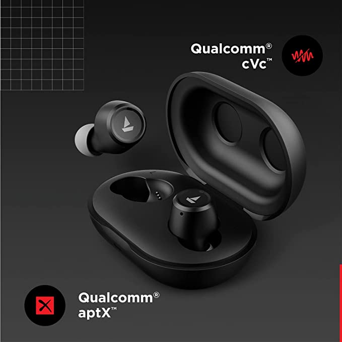 (Open Box) Boat Airdopes 391 V5.0 Bluetooth Truly Wireless in Ear Earbuds, 23 Hours Playback, ASAP Charge, Ipx4,Voice Assistant with Mic, Active Black