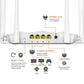 (Open Box) Tenda AC5 V3 AC1200 Wireless Dual Band WiFi Router 867Mbps/5GHz + 300Mbps/2.4GHz, (White, Not a Modem)