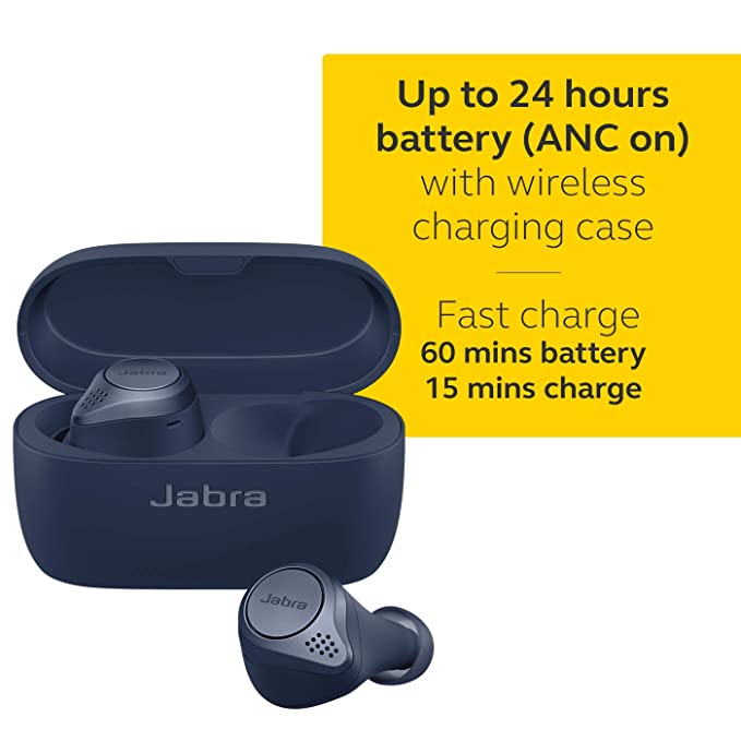 (Open Box) Jabra Elite Active 75t Earbuds ANC Earbuds in Ear True Wireless