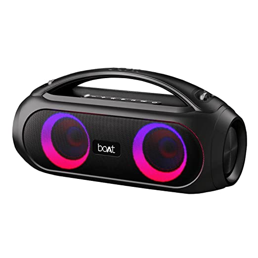 (Open Box) boAt Partypal 50 20W Bluetooth, Wireless, Auxiliary, USB, Fm Speaker - Knight Black