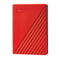 (Open Box) WD 5TB My Passport Portable External Hard Drive (WDBPKJ0050BRD-WESN), Red