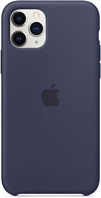 Apple Silicone Case for (iPhone 11 Pro), Midnight Blue