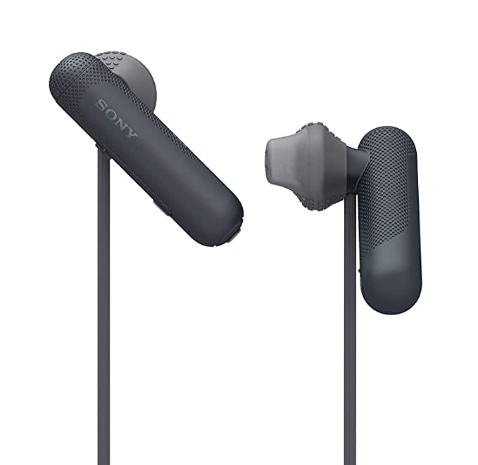 (Open Box) Sony WI-SP500 Wireless Bluetooth In Ear Headphone with Mic (Black)