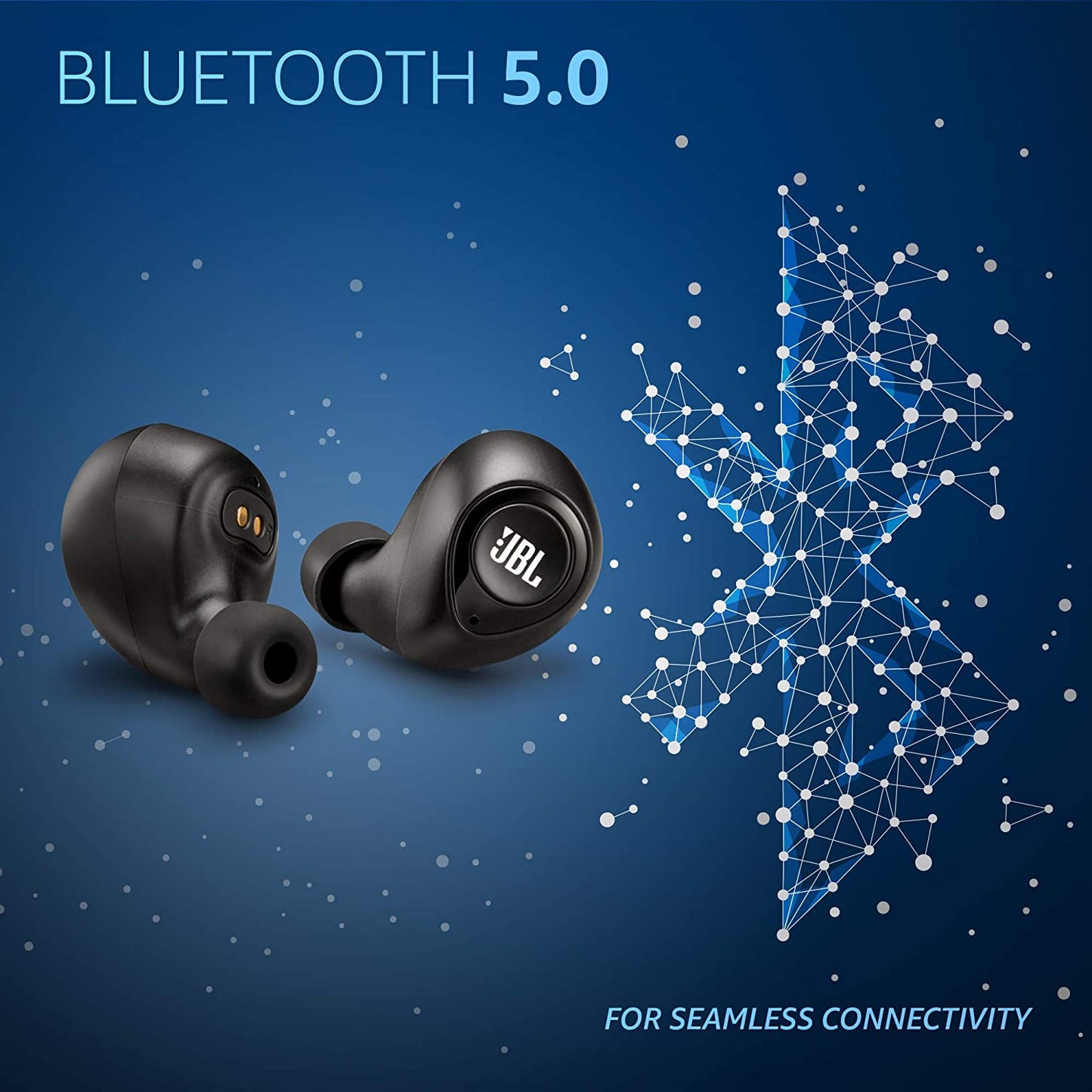 (Open Box) JBL C105TWS by Harman Truly Wireless Bluetooth in Ear Headphone with Mic