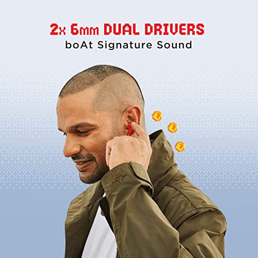 (Open Box) boAt Airdopes 191G Bluetooth Truly Wireless in Ear Earbuds with mic, ENx Tech Equipped Quad Mics