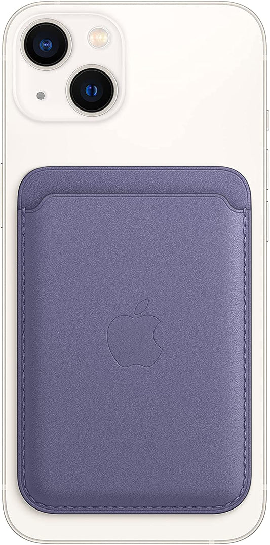 Apple Leather Wallet with MagSafe (for iPhone), Wisteria