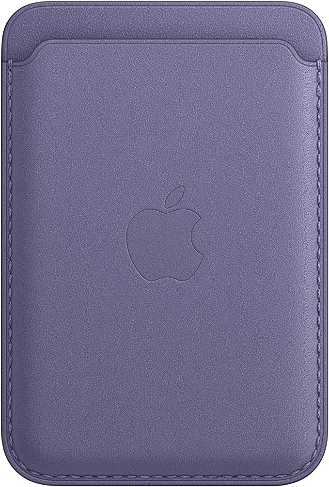 Apple Leather Wallet with MagSafe (for iPhone), Wisteria