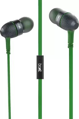 Open Box boAt BassHeads 225 with Carrying Case Wired Headse