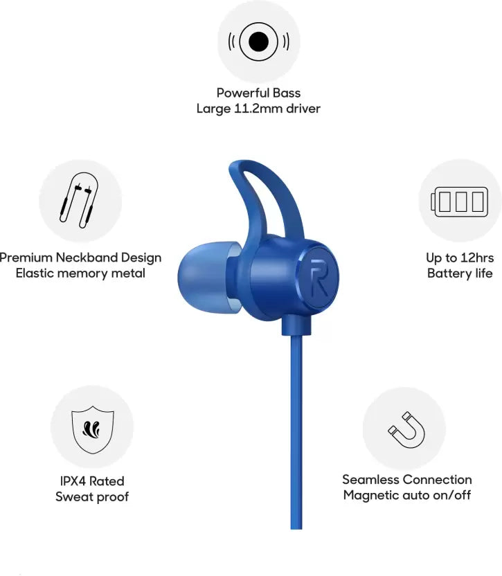 (Open Box) realme Buds Wireless Bluetooth Headset In the Ear