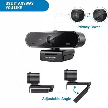 (Open Box) Flipkart SmartBuy CH-0221 Webcam  (Black)