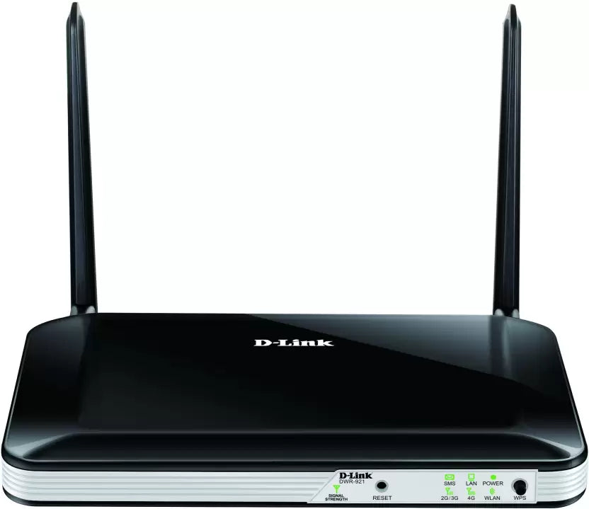 (Open Box) D-Link DWR-921 300 Mbps 4G Router (Black, White, Single Ban ...