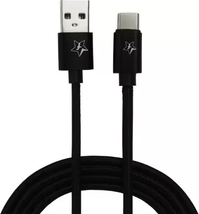 (Open Box) Flipkart SmartBuy ACRBB1M01 1 m Braided Type C Cable (Compatible with Mobile, Tablet, Black, Sync and Charge Cable)  (Compatible with Mobile for Type-C Support, Black, One Cable)
