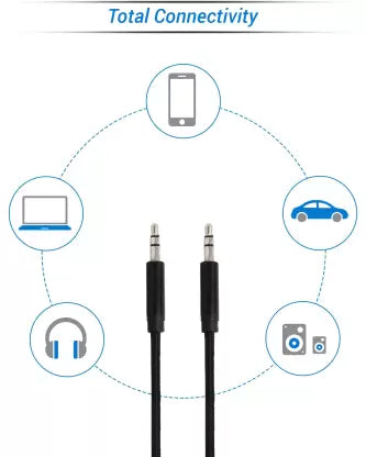 (Open Box) Flipkart SmartBuy AXRBB15M01 1.5 m Braided AUX Cable (Compatible with Mobile, Laptops, Tablet, Black)  (Compatible with Mobile, Laptops, Tablet, Black, One Cable)