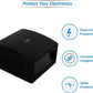 (Open Box) Flipkart SmartBuy FKSBVS1ATV Voltage Stabilizer for 32inch TV + 1 Set Top Box  (Black)