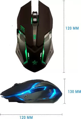 (Open Box) Flipkart SmartBuy Dash Series G40 Gaming Mouse  (USB 2.0, Black)