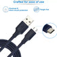 (Open Box) Flipkart SmartBuy ICBMUE01 Braided Charge & Sync USB Cable (1 m)  (Compatible with Mobiles, Power Banks, Tablets, Blue, One Cable)