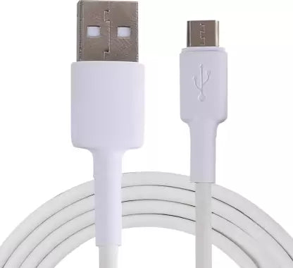 (Open Box) Flipkart SmartBuy Robust Round Charge & Sync USB Cable (1 m)  (Compatible with Mobiles, Power Banks, Tablets, White, One Cable)