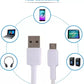 (Open Box) Flipkart SmartBuy Robust Round Charge & Sync USB Cable (1 m)  (Compatible with Mobiles, Power Banks, Tablets, White, One Cable)
