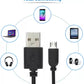 (Open Box) SmartBuy ICRMUE01 Round Charge & Sync USB 1m, Black