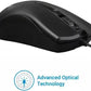 (Open Box) SmartBuy M3001 Wired Mouse USB 2.0 USB 3.0, Black