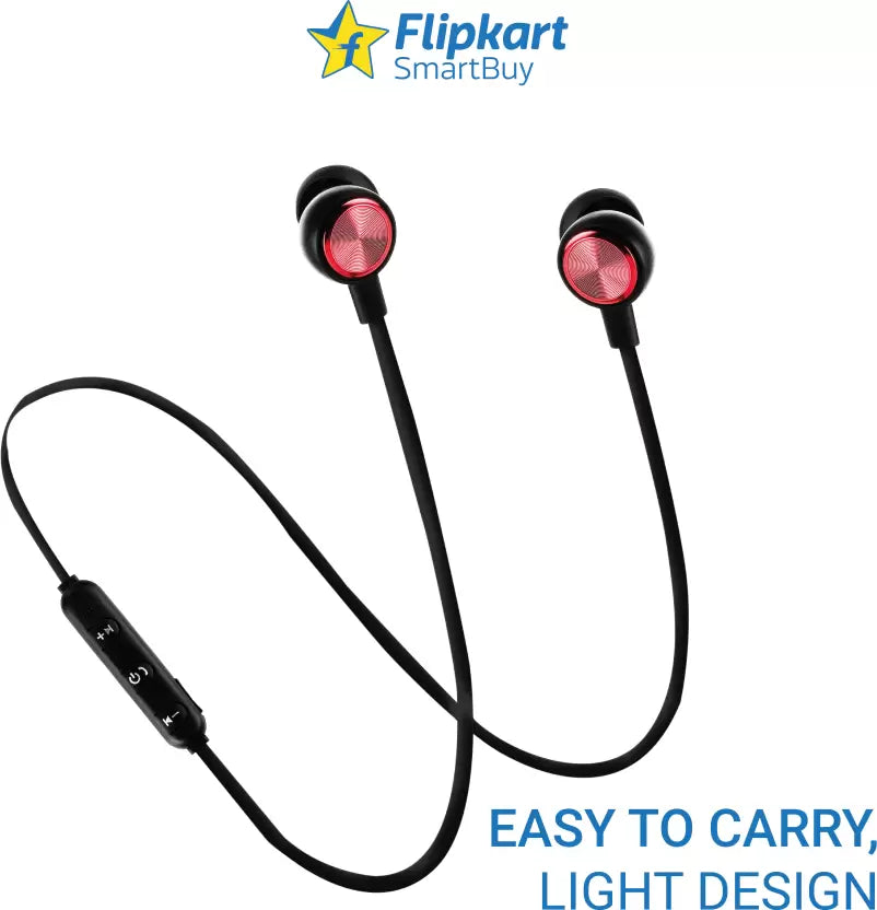 (Open Box) Flipkart SmartBuy Wireless Bluetooth Earphone With Mic , Basic - Black  (Black, In the Ear)