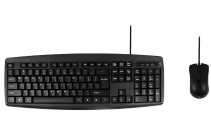 (Open Box) Flipkart SmartBuy YKM3136 Wired USB Laptop Keyboard and Mouse combo  (Black)