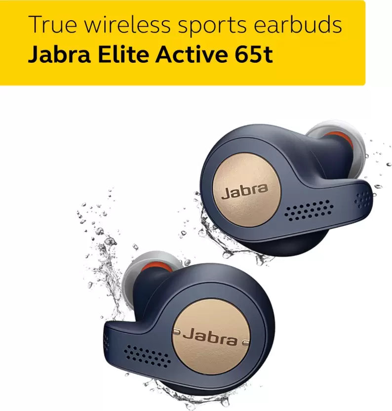 (Open Box) Jabra Elite Active 65t Copper Bluetooth Headset