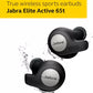 (Open Box) Jabra Elite Active 65t Bluetooth Headset, Titanium Black True Wireless