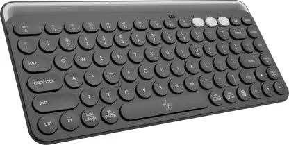 (Open Box) Flipkart SmartBuy K931T Bluetooth, Wireless Multi-device Keyboard  (Black, Grey)