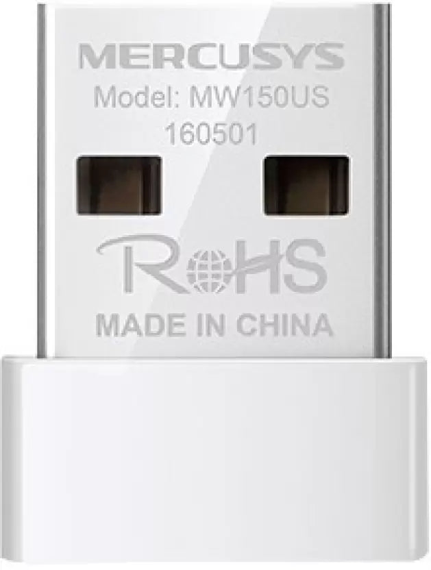 (Open Box) Mercusys MW150US N150 Wireless Nano USB Adapter, White
