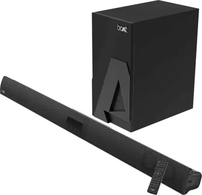 (Open Box) boAt Aavante Bar 1400 with Remote Control 120 W Bluetooth Soundbar  (Premium Black, 2.1 Channel)