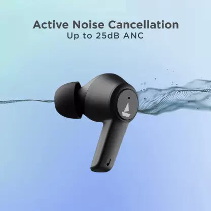 (Open Box) boAt Airdopes 411ANC with upto 17.5 Hours Playback and ASAP Charge Bluetooth Headset
