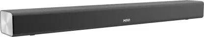 (Open Box) Mivi Fort S100 with 2 in-built subwoofers, Made in India 100 W Bluetooth Soundbar  (Black, 2.2 Channel)