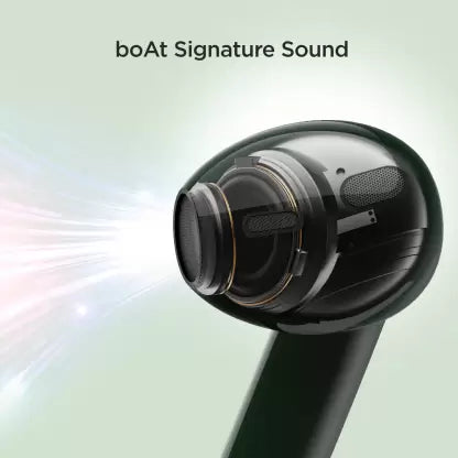 (Open Box) boAt Airdopes 100 with 50 Hours Playback, Quad Mics ENx Technology & Beast Mode Bluetooth Headset