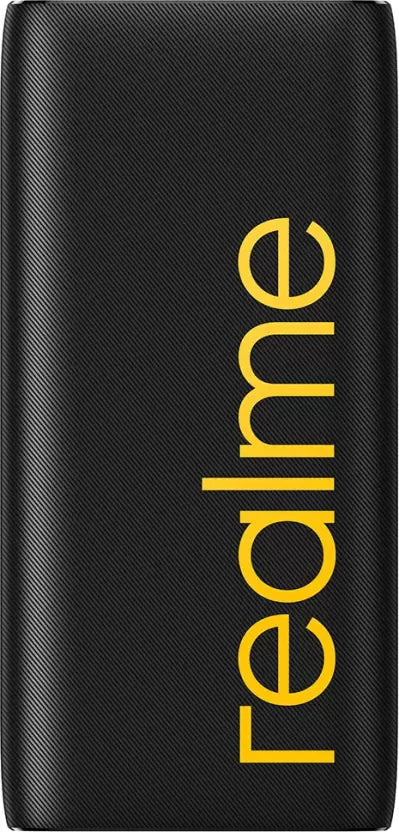 (Open Box) realme 20000 mAh Power Bank (18 W, Quick Charge 2.0) Black, Lithium Polymer