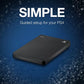 (Open Box) Seagate 2 TB External Hard Disk Drive STGD2000200 (Black)