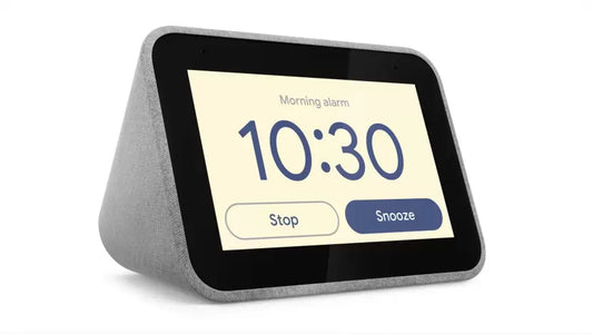 (Open Box) Lenovo Smart Clock with Google Assistant Smart Speaker
