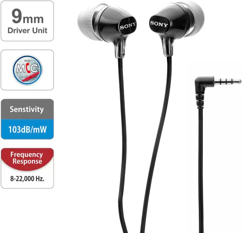 (Open Box) SONY EX14AP Wired Headset (In the Ear)